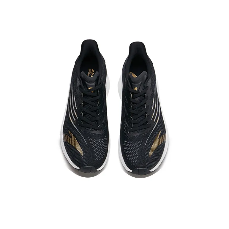 Anta MACH 2.0 Nitrogen Technology Durable Breathable Low Top Running Shoes Men's Black-2