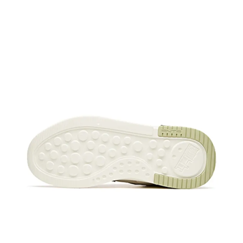 ANTA Rubik's Cube Casual Shoes Men Low Top White/Gray/Green-4