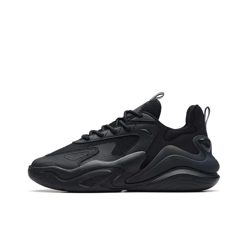 Anta Chao Worship 3.0 Breathable Low Top Sports Casual Shoes Women's Black-0