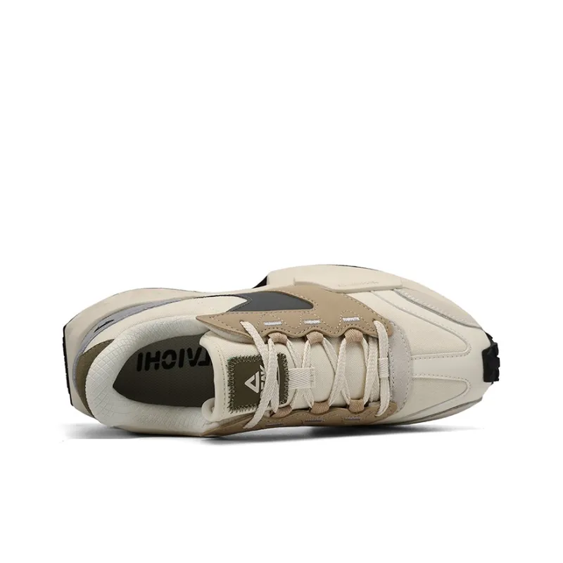 PEAK 70S Taichi Wear-Resistant Slip-Resistant Low-Top Casual Shoes Women's Ecru-11