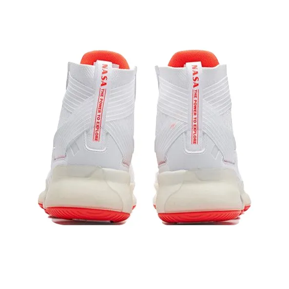 Anta SEEED Seed Plan High Top Performance Basketball Shoes Men's White Red-3