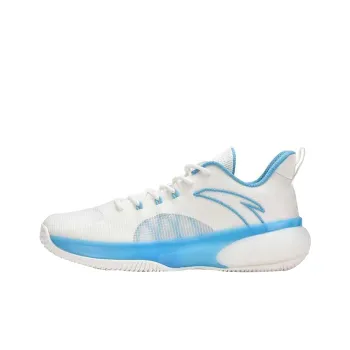 Anta Cement Busters Light Bubble Collection Wear Resistant Slip Resistant Low Top Basketball Shoes Men's Blue