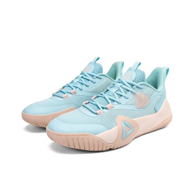 PEAK Sharp Marks Basketball Shoes Men Low Top Blue-3