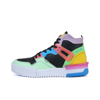 PEAK Attitude Extreme Series Skateboard Shoes Women's High Top Dynamic Green