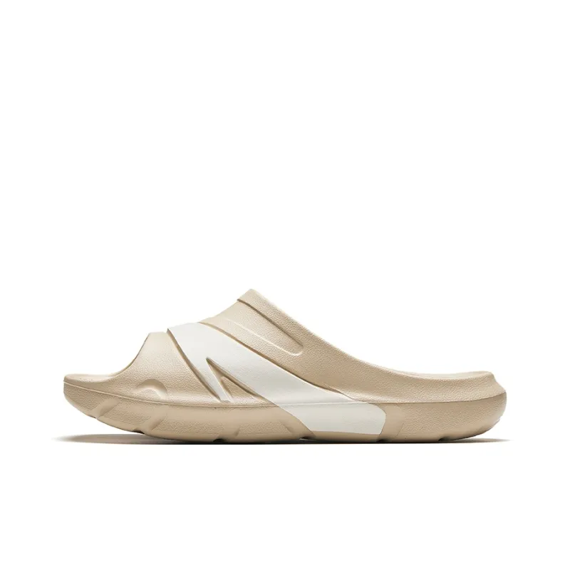 Anta C37 Series Slide Slippers Men's Ecru-0