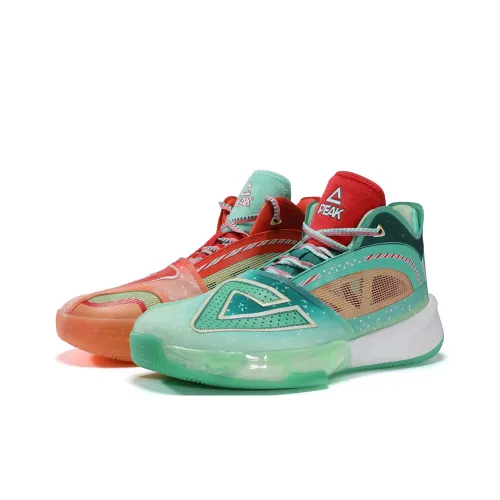 PEAK Surfing The Big Triangle 1.0 Basketball Shoes Men High Top Mixed Color