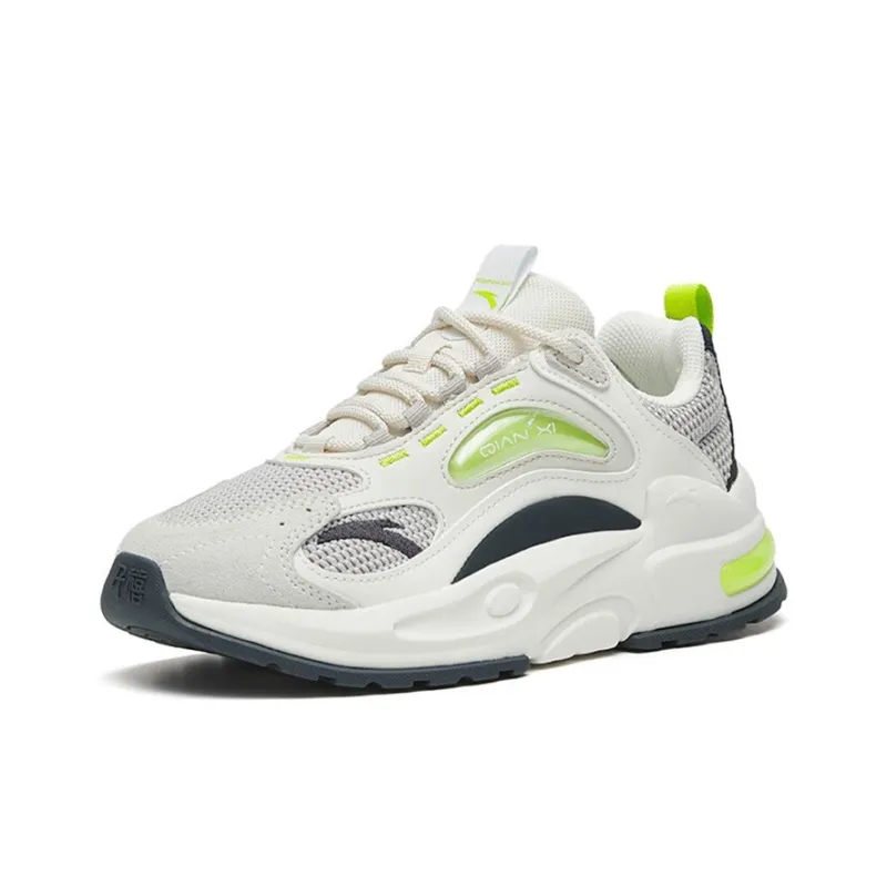 Anta Millennium 5.0 Lightweight And Wear-resistant Low-Top Sports Casual Shoes Women's Gray White-2