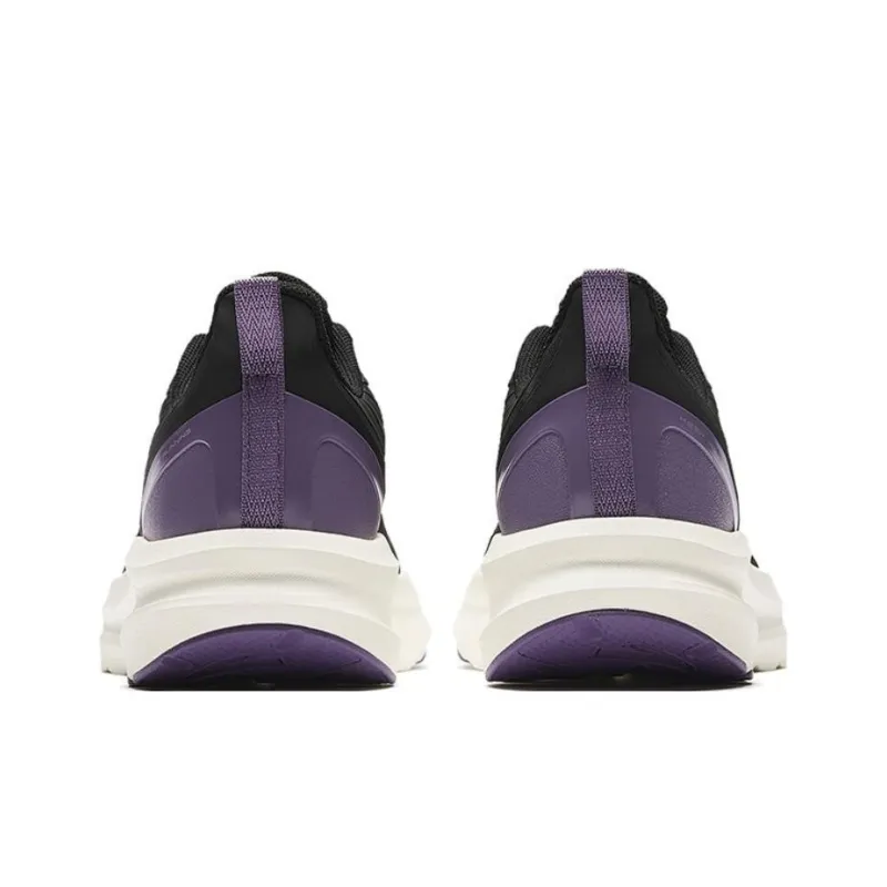 Anta Cloud Journey Cushioning Low Top Running Shoes Women's Black-3