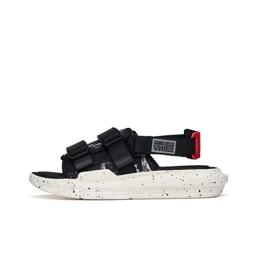 ANTA Bastard Beach Sandals Men Black/White