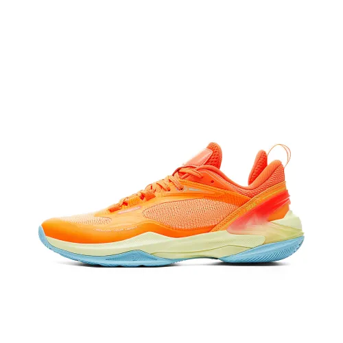 PEAK Agile 2.0 Basketball Shoes Men Low-Top Flame Tangerine