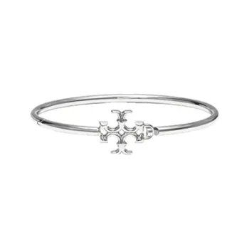 TORY BURCH Eleanor Bangles Women's Silver