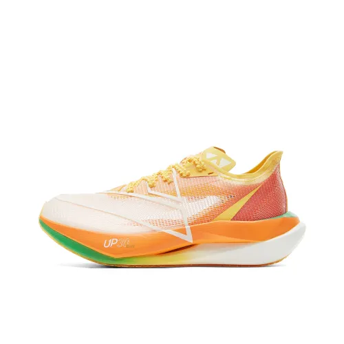 PEAK UP30 3.0 Elite Running Shoes Women's Low-Top Orange Yellow Red