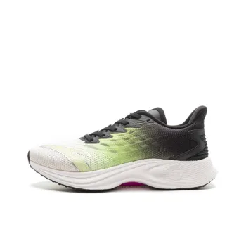 Anta MACH 2.0 Nitrogen Technology Cushioning Anti Slip And Wear Resistant Low Top Running Shoes White Black Green