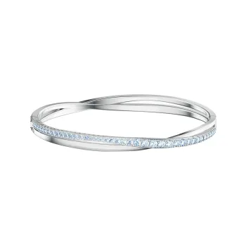Swarovski Rhodium Plated Bangles Women's Blue