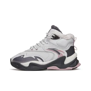 Anta Pulse Life Collection High Top Sports Casual Shoes Women's Gray