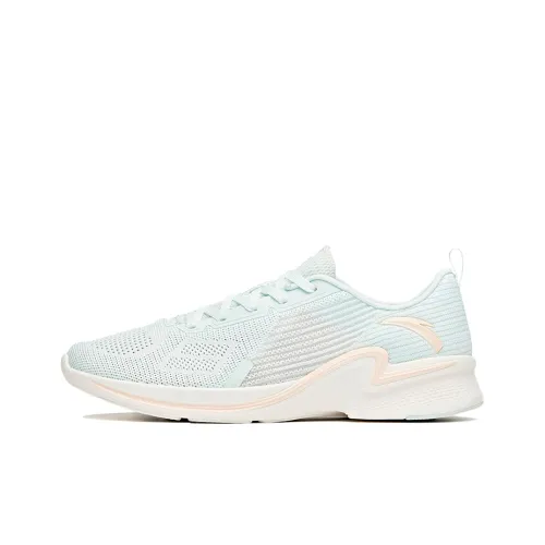 Anta Hydrogen Run II Cushioning Anti-Slip Wear-Resistant Breathability Low-Top Running Shoes Women's Foam Green