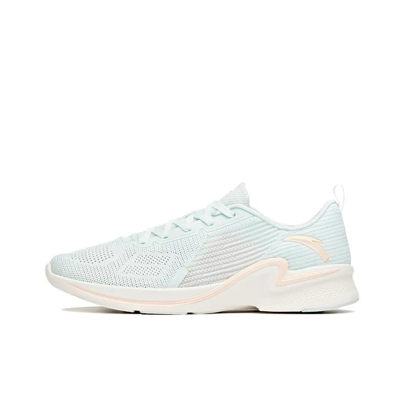 Anta Hydrogen Run II Cushioning Anti Slip Wear Resistant Breathability Low Top Running Shoes Women's Foam Green-0