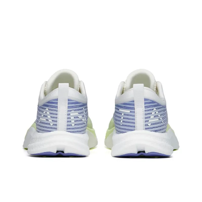 Anta Four Generations Of Hydrogen Running Slip Resistant Low Top Running Shoes Women's Yellow Purple-3