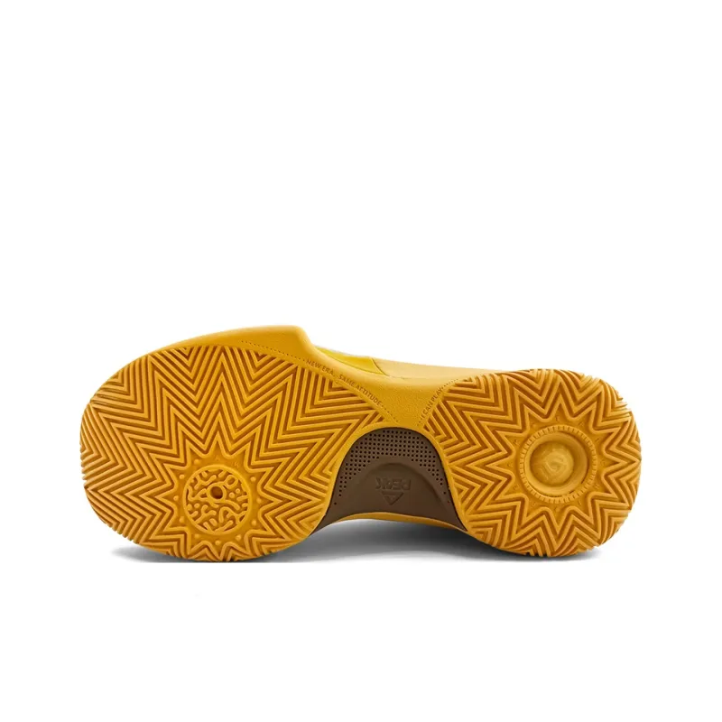 PEAK State Extremely Large Triangle 1.0 Mid Top Performance Basketball Shoes Men's Wheat Yellow-4
