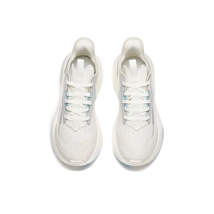 Anta C37 Series Anti-Slip Wear-Resistant Lightweight Breathable Low-Top Skateboard Shoes Men's White Gray-2