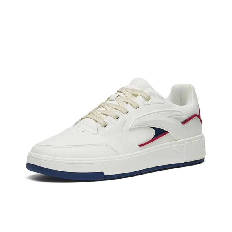 Anta 982 Low Top Skateboard Shoes Men's White Red Blue-2