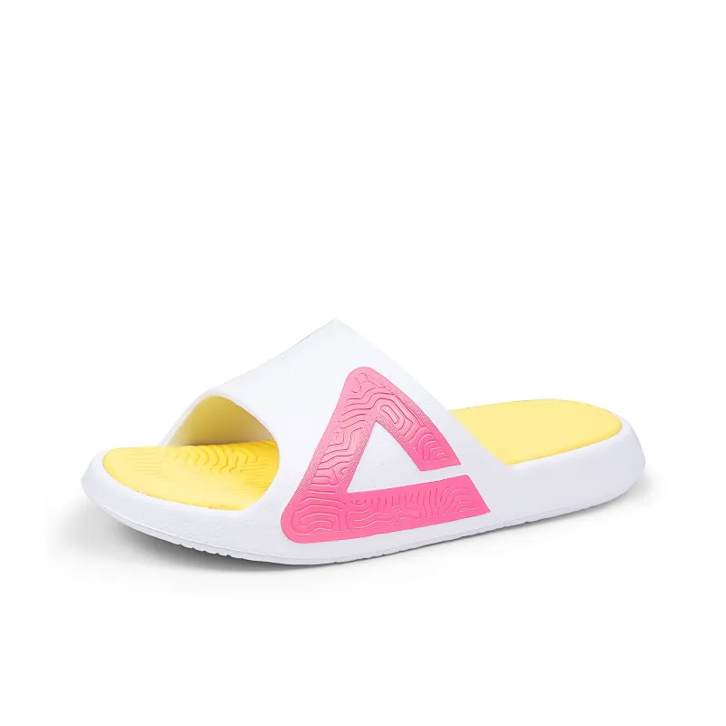 PEAK Tai Ji1.0 Slip Resistant Slide Slippers Women's Strawberry White Red-1