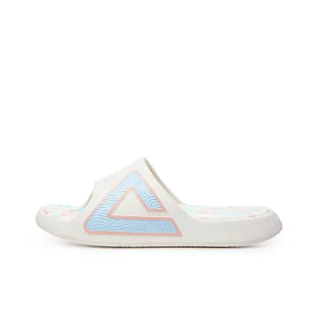 PEAK Slide Slippers Unisex Canvas White Powder