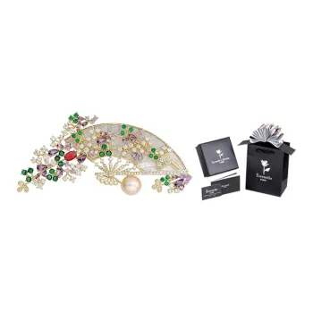 Eternelle Brooches Women's Brilliant Gold