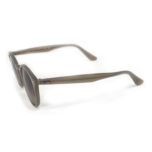 RayBan Plastic Round Sunglasses Men's Brown