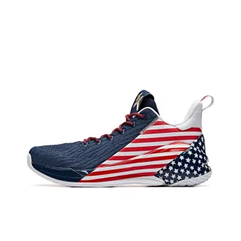 ANTA KT4 Basketball Shoes Men Low Top Coastal Blue