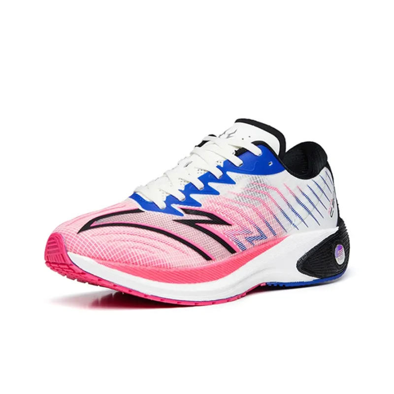 Anta C202 4.0 Cushioning Anti-Slip And Wear-Resistant Low-Top Running Shoes Women's White Black Red-2