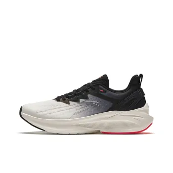 Anta Stinger 5 Cushioned Slip Resistant Abrasion Resistant Low Top Casual Running Shoes Men's White Black