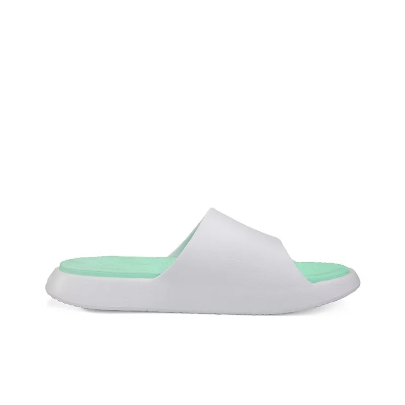 PEAK Slip Resistant Abrasion Resistant Slide Slippers Unisex White-1