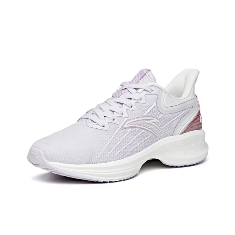 Anta Gazelle 1.0 Running Collection Low Top Running Shoes Women's Misty Purple-1