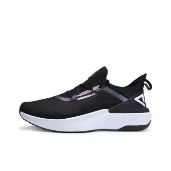 PEAK State Pole 4.0 Cushioning Anti Slip Wear Resistant Breathability Low Top Taichi Running Shoes Men's Black White