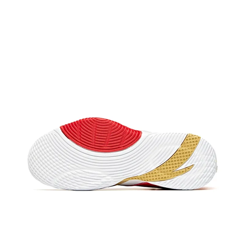 Anta UFO3.0 Low-Top Performance Basketball Shoes Men's White Gold-4