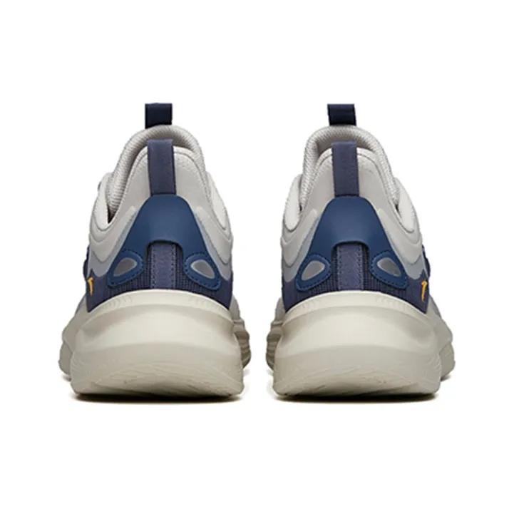 ANTA The Cloud 2 Leather Patch 'Grey Blue Navy'-4