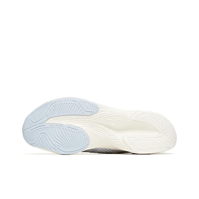 Anta Edge Cushioning Wear-Resistant Low-Top Running Shoes Men's White Blue-5