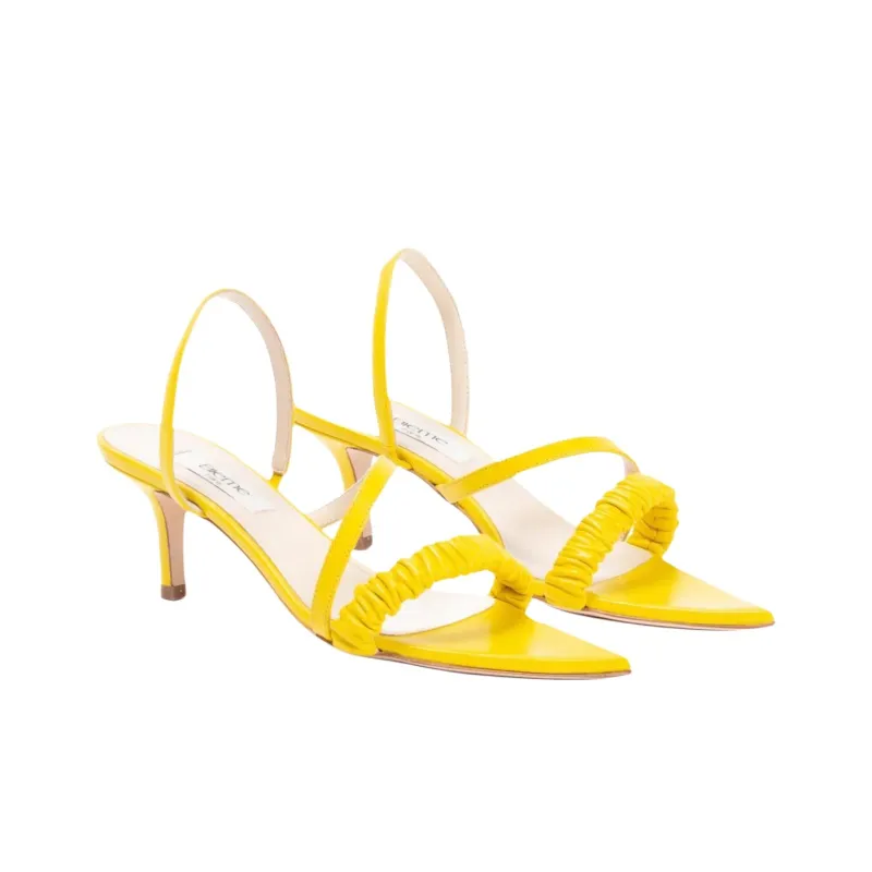 Elleme Couchou One Strap Sandals 6.5cm Women's Yellow-3