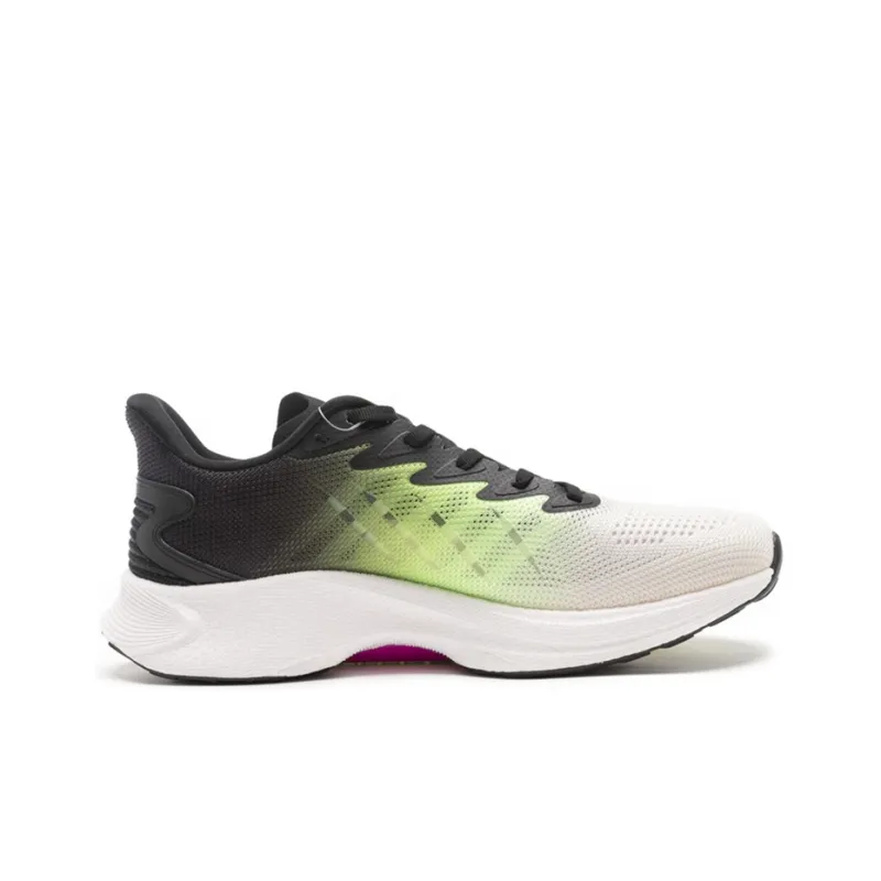 Anta MACH 2.0 Nitrogen Technology Cushioning Anti-Slip And Wear-Resistant Low-Top Running Shoes White Black Green-1