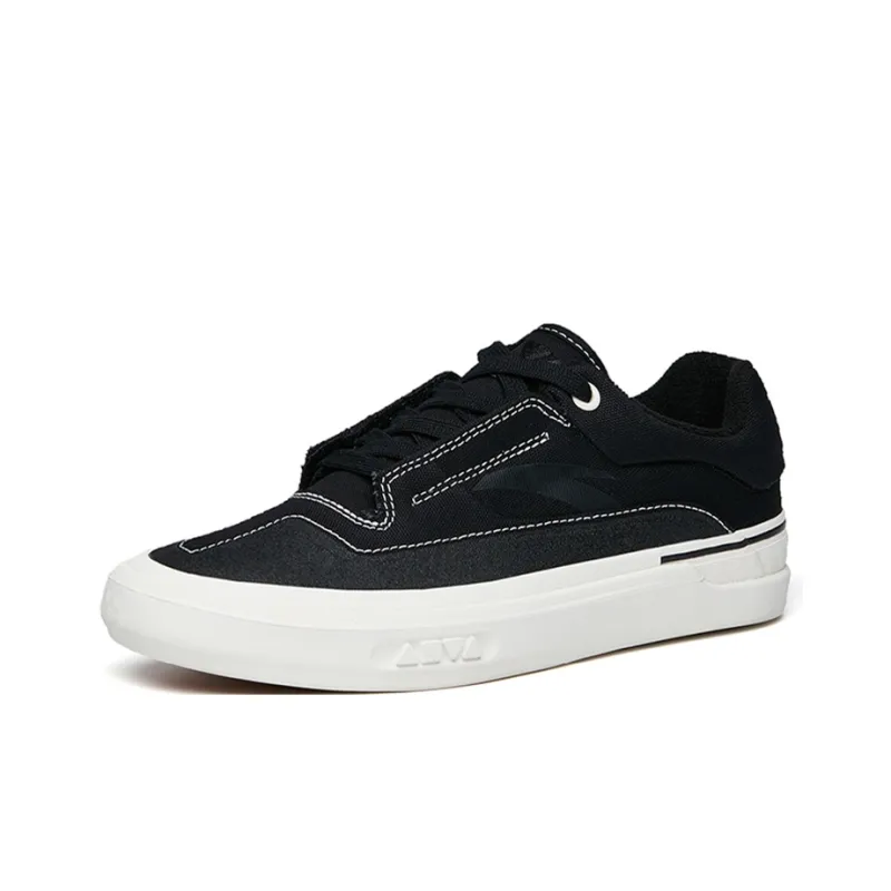 Anta Ao Li Anti Slip Wear Resistant Low Top Skateboard Shoes Women's Black-1