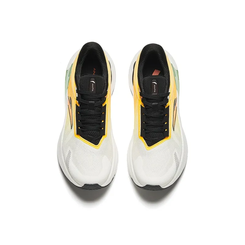 ANTA CC Running Shoes Men Low Top White Orange-2