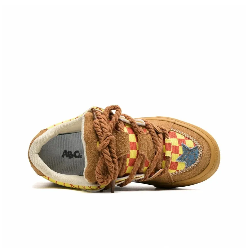 ABCIO Slip Resistant Cushioning Low Top Skateboard Shoes Unisex-8