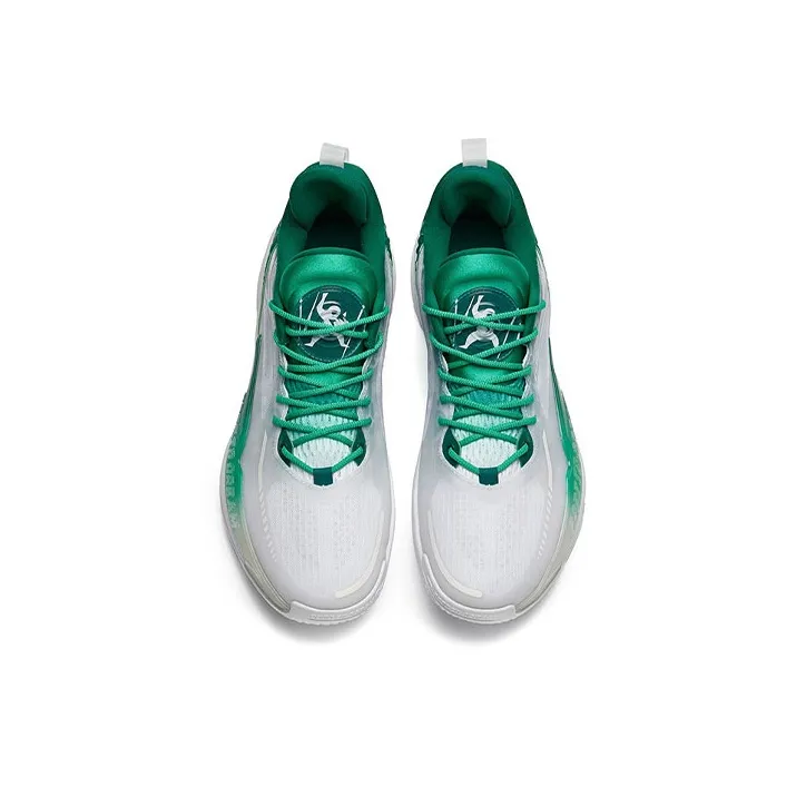 Scream x Anta Light Horseman 3 Anti Slip Wear Resistant Low Top Performance Basketball Shoes Men's Green-2