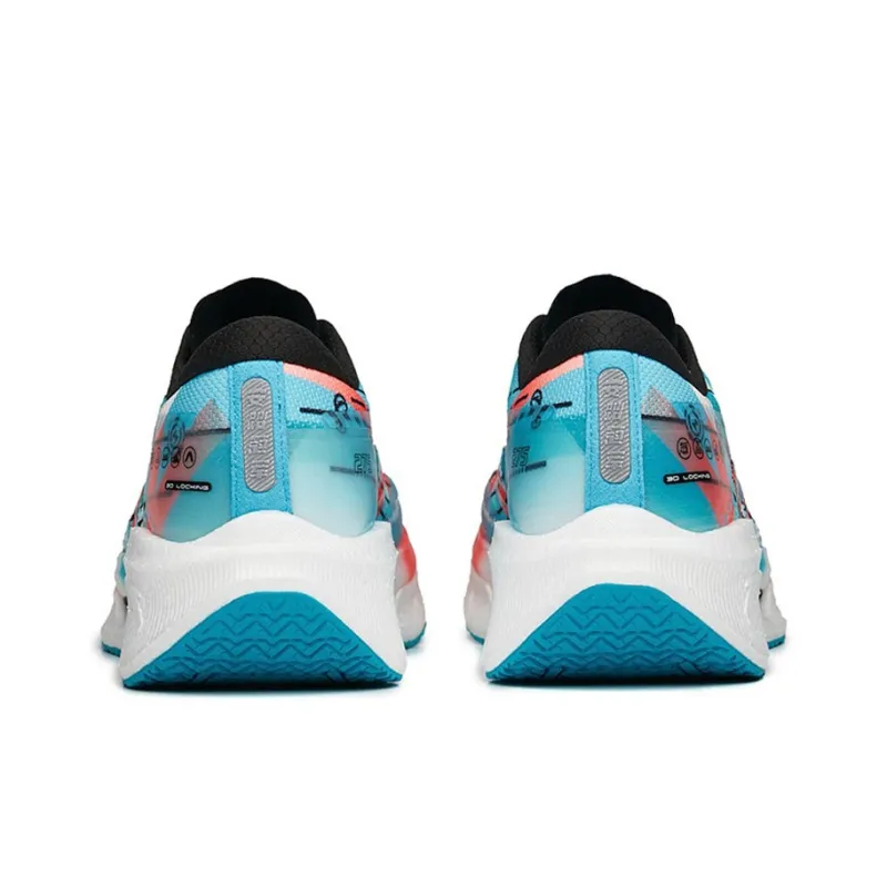 Anta Crash Wave 1 Cushioned Anti Slip Wear Resistant Breathable Lightweight Low Top Running Shoes Men's Blue Black Red-3