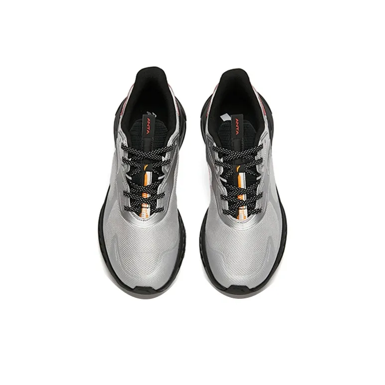 Anta Rocket 2.0 Slip Resistant, Abrasion Resistant, Lightweight Low Top Running Shoes Men's Silver-3