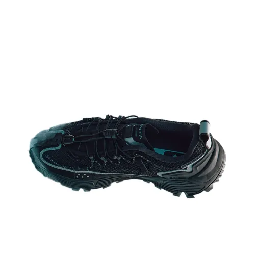 ANTA Star Distance Running Shoes Men Low-Top Black/Green