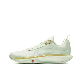 Anta GH5 Cushioning Rebound Low Top Basketball Shoes Men's Green Gold