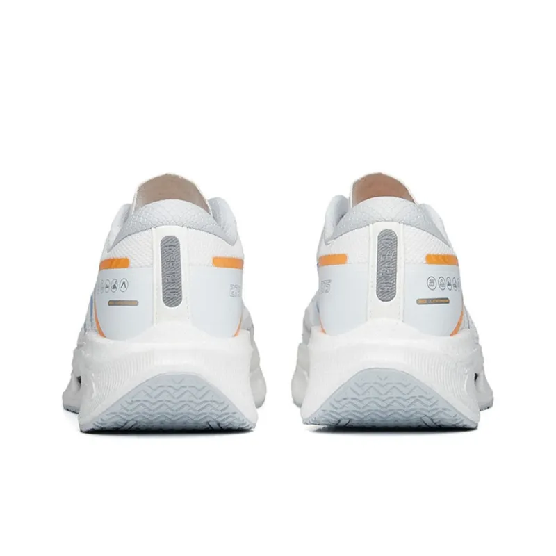 Anta Crash Wave 1 Cushioned Anti Slip Wear Resistant Breathable Lightweight Low Top Running Shoes Men's White-3