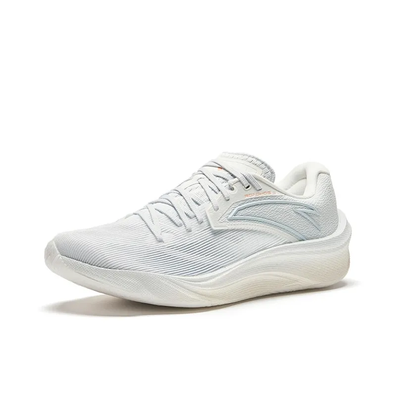 Anta Asphalt Road Fighter 2.0 Cushioned Slip-Resistant Abrasion-Resistant Low-Top Running Shoes Men's White-1